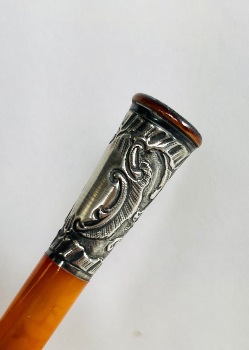 Cigar Holders In Amber And Silver -photo-4